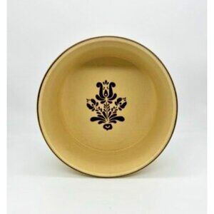 Vintage Pfaltzgraff 408 "Village" Pattern Large Souffle Bowl Marked Made in USA~